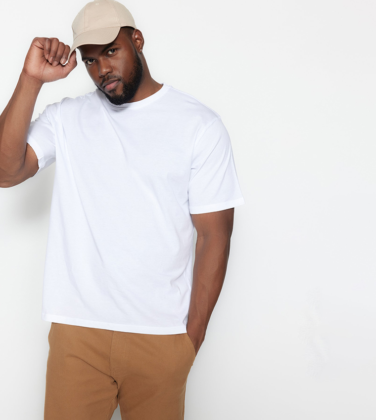Solid Crew Neck T-Shirt