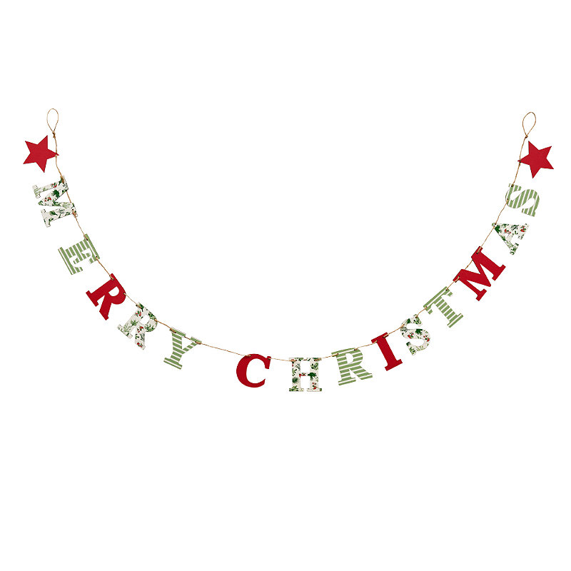 Merry shop christmas bunting