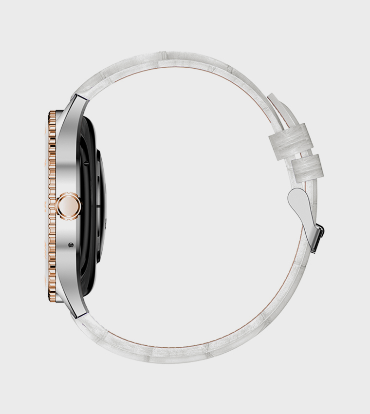 SOLEIL 1.19'' AMOLED Leather Strap Smart Watch