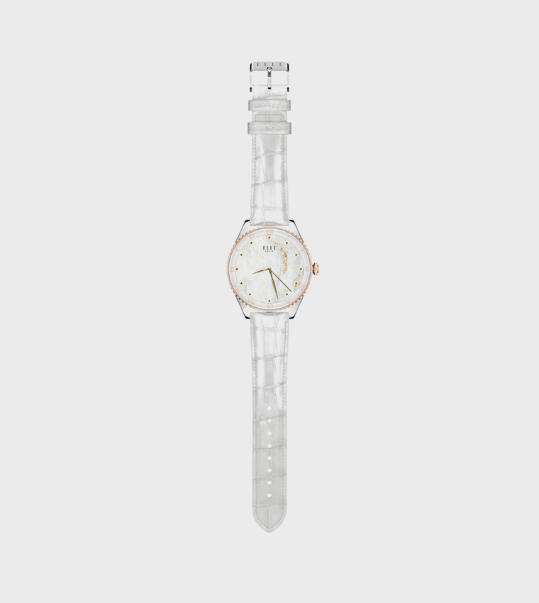 SOLEIL 1.19'' AMOLED Leather Strap Smart Watch