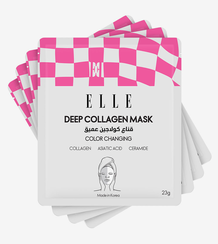 4-Piece Deep Collagen Color Changing Mask