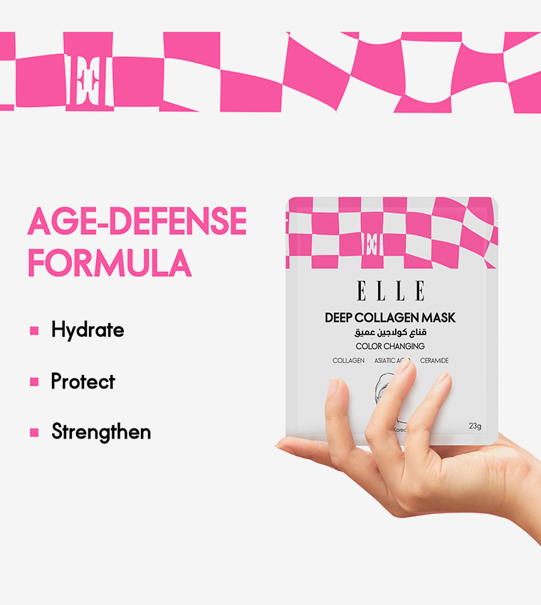4-Piece Deep Collagen Color Changing Mask