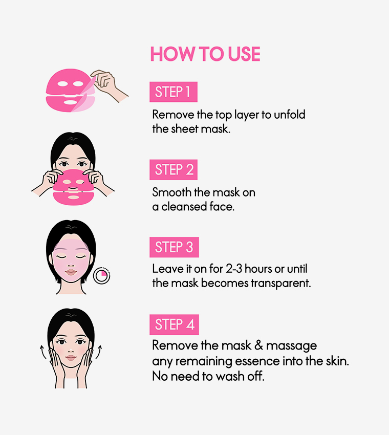 4-Piece Deep Collagen Color Changing Mask