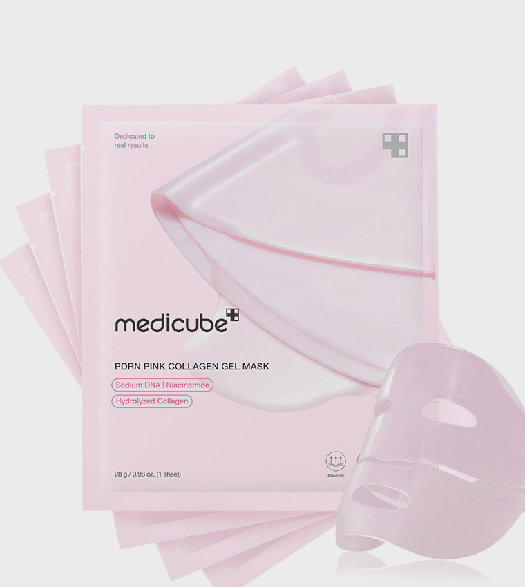 Pack of 4 Salmon DNA PDRN Pink Collagen Gel Mask, 28g