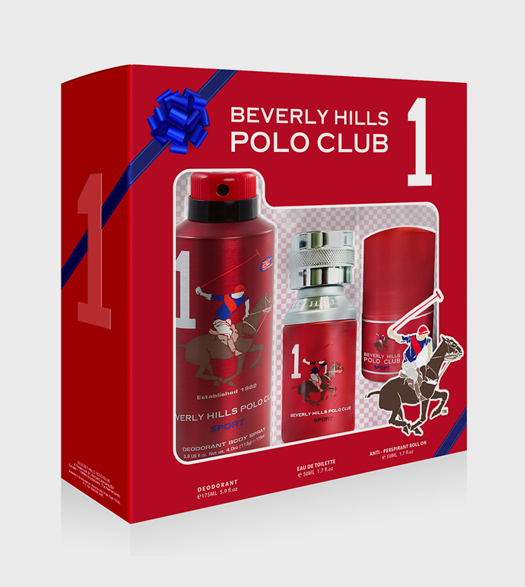 Sport No.1 Gift Set (EAU DE TOILETTE - 50ml, Sport Deodorant - 175ml + Anti - Perspirant Roll On)