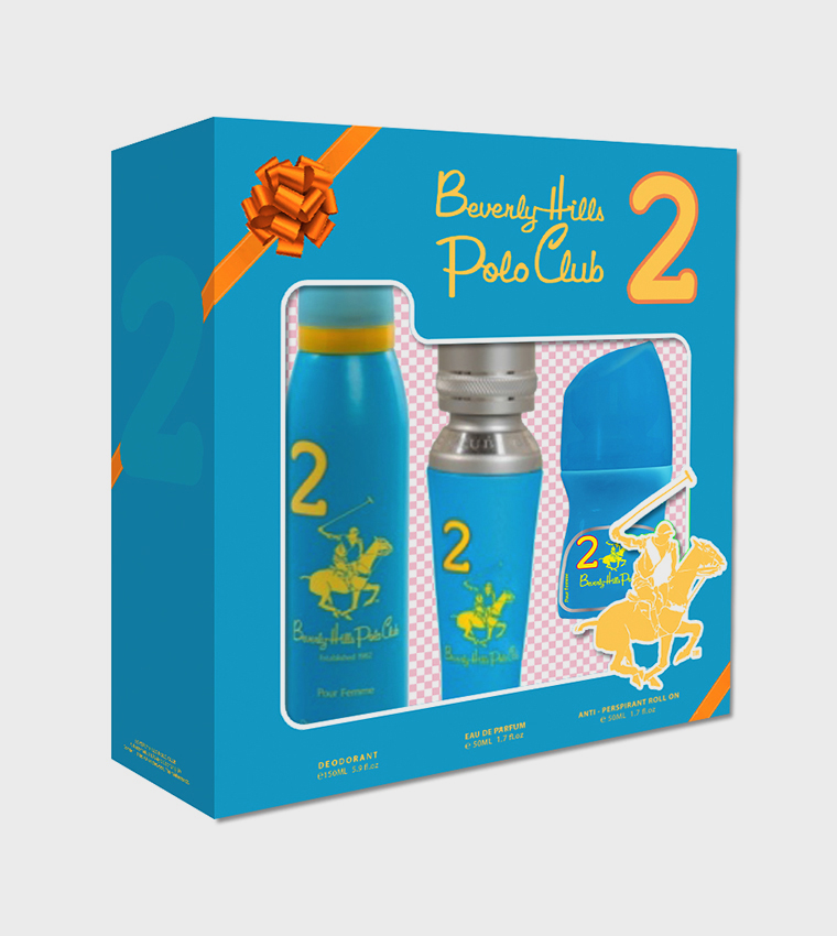 طقم هدايا نمبر 2 (عطر - 50 مل، مزيل عرق - 150 مل + مضاد للتعرق - رول أون)
