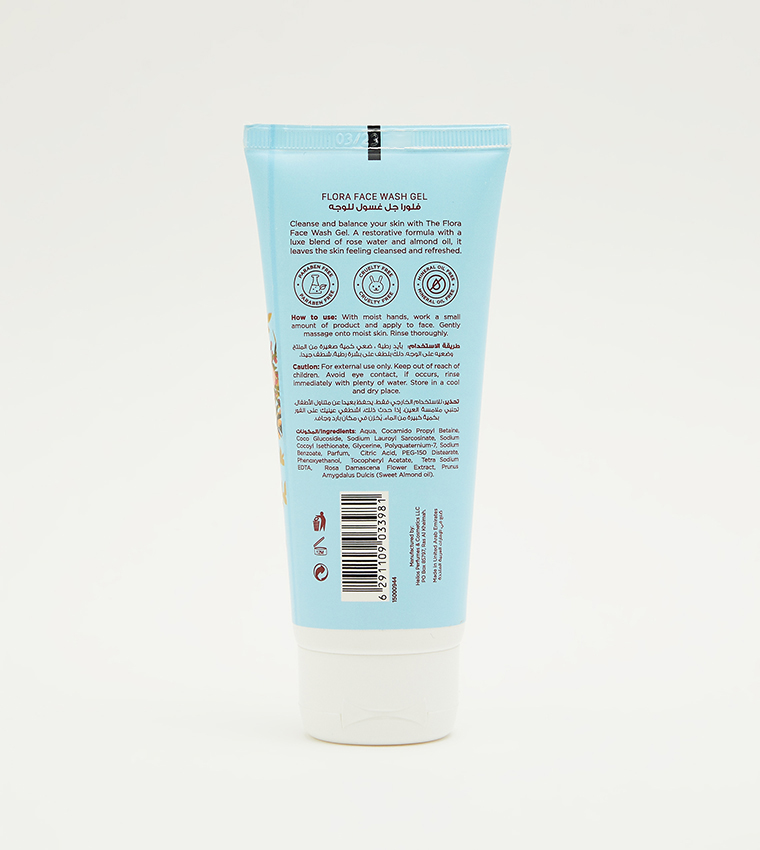 Face Wash Gel Flora, 100 ml