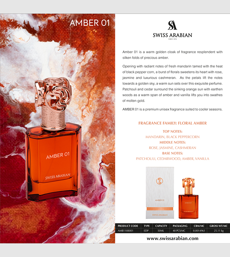 Amber01 EDP-50 ml