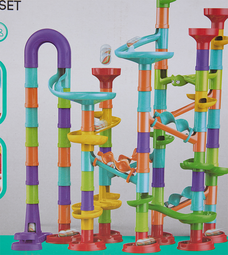 113-Piece FUN Marble Run Pipeline Toy Set