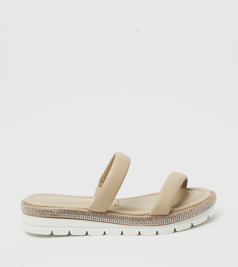 WRENTLI Embellished Platform Sandals