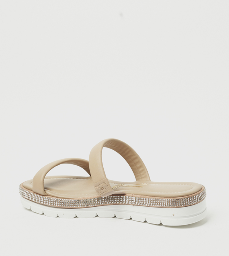 WRENTLI Embellished Platform Sandals