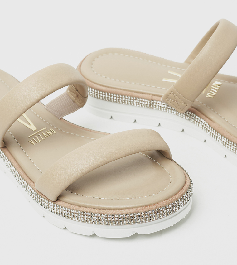WRENTLI Embellished Platform Sandals