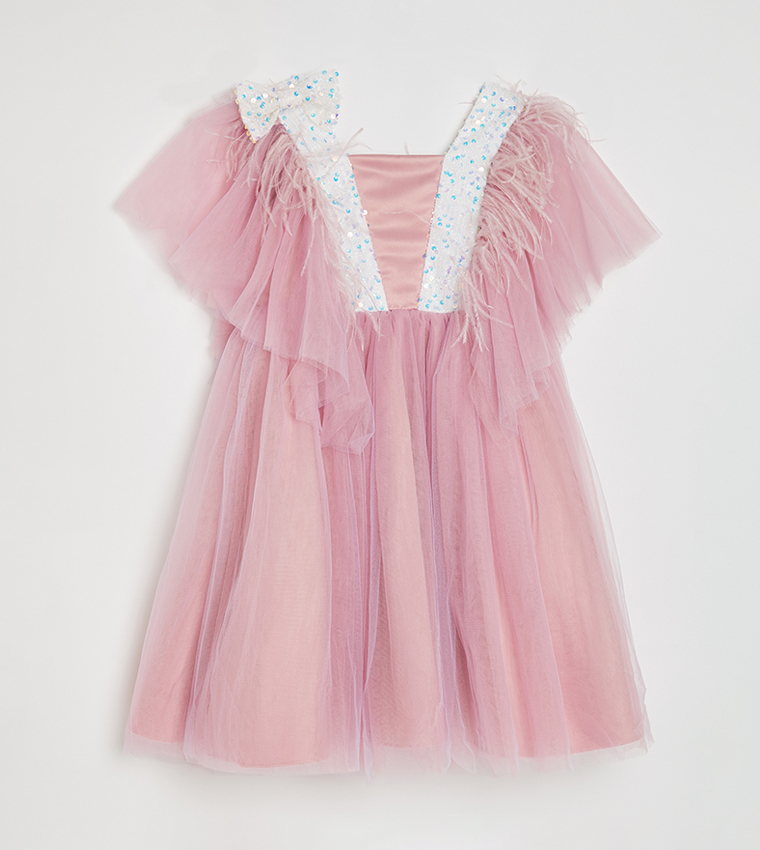 Dragonfly Sequins Dress 