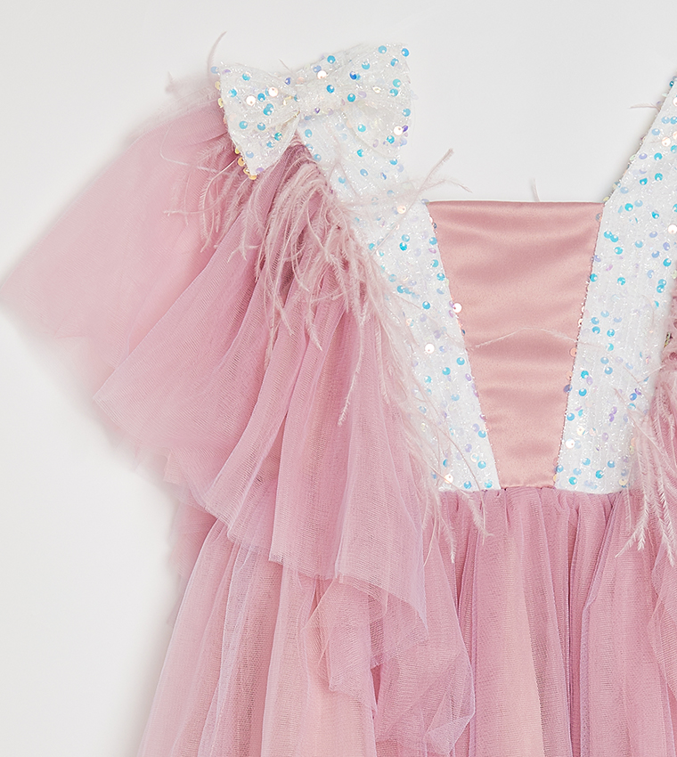 Dragonfly Sequins Dress 