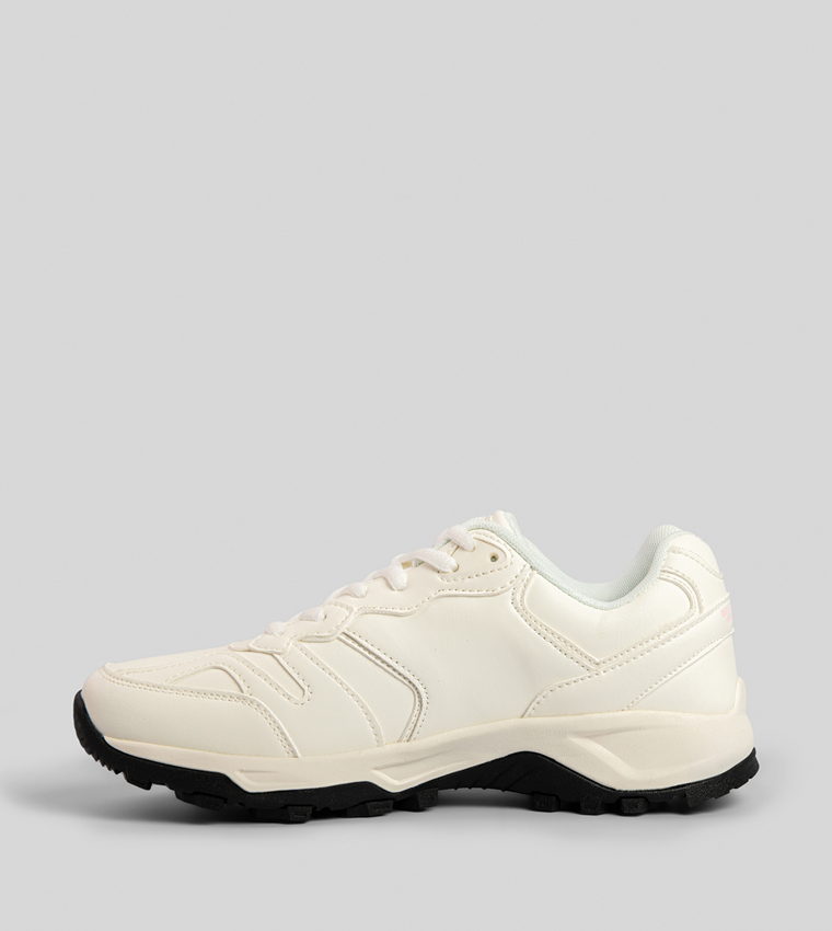 Logo Detail Lace Up Sneakers