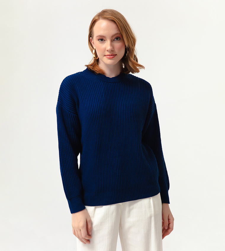 Knitted Long Sleeves Sweater