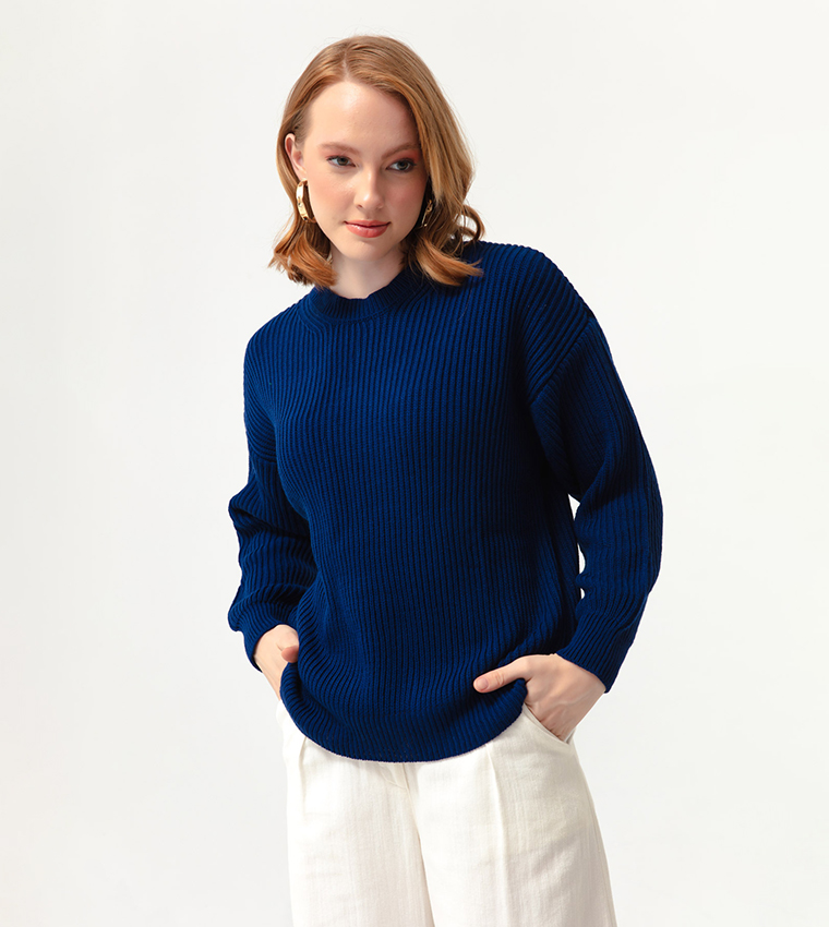 Knitted Long Sleeves Sweater