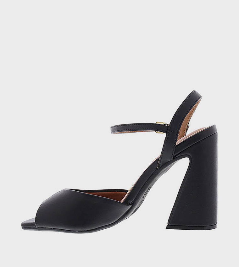 WEII Ankle Strap Platform Heel Sandals