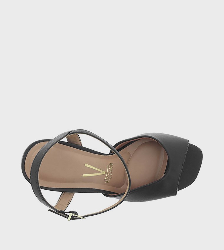 WEII Ankle Strap Platform Heel Sandals
