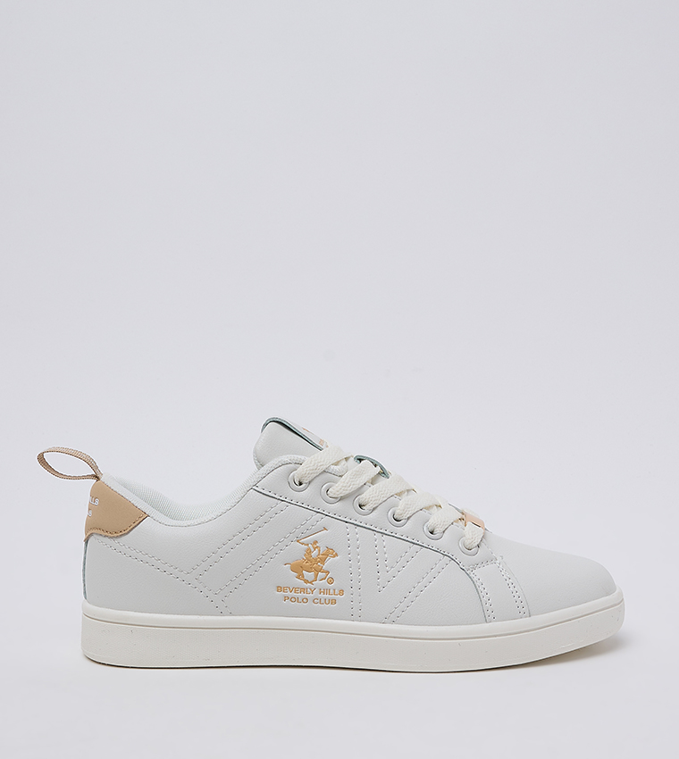 Logo Printed Lace-Up Sneakers