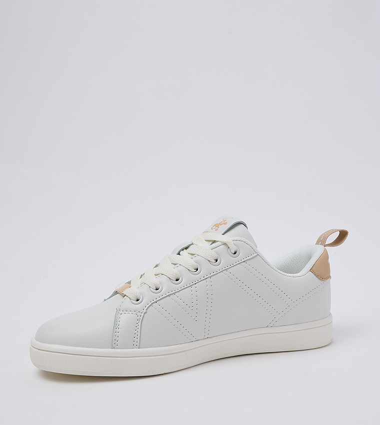 Logo Printed Lace-Up Sneakers