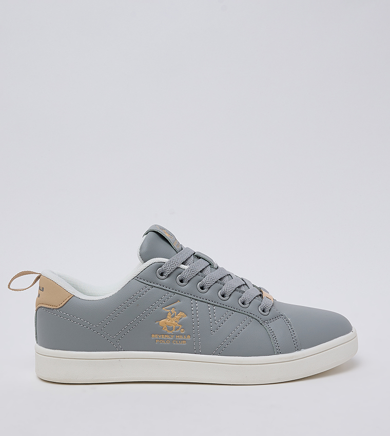 Logo Printed Lace-Up Sneakers