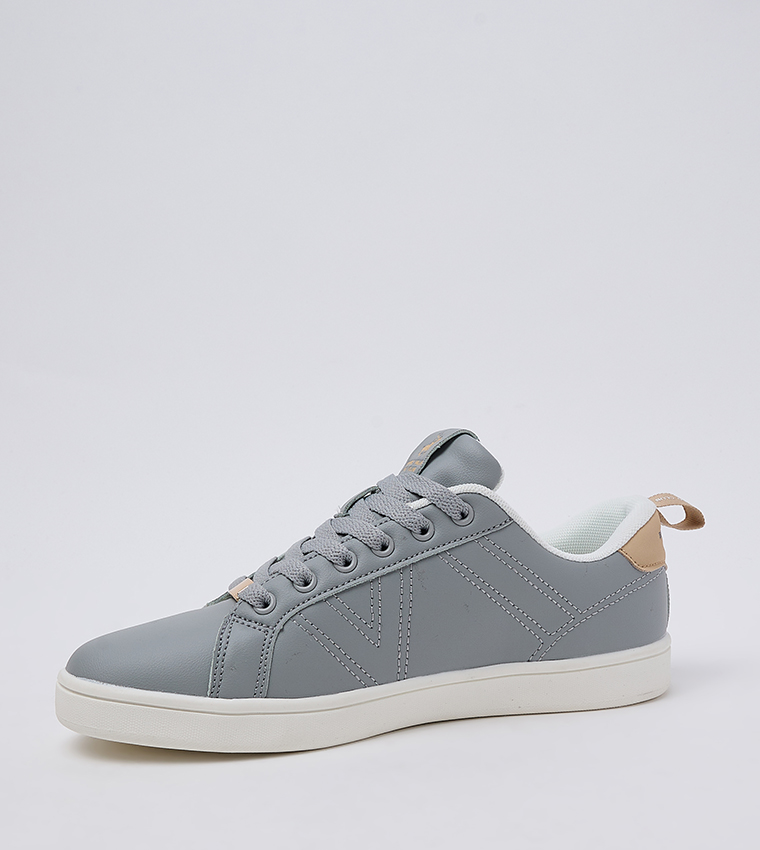 Logo Printed Lace-Up Sneakers
