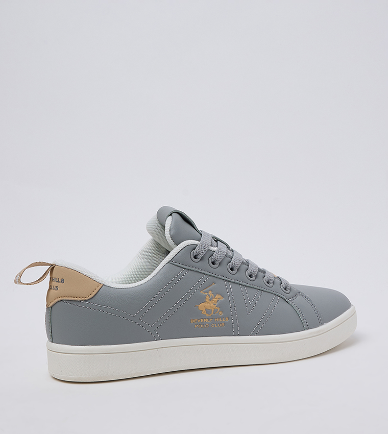 Logo Printed Lace-Up Sneakers