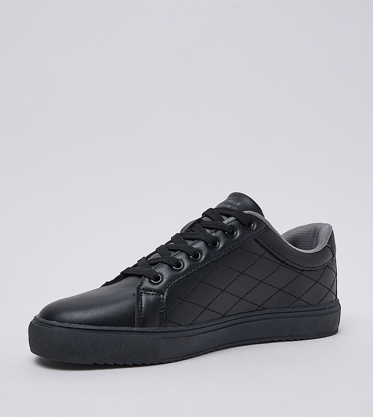 Logo Detail Lace-Up Sneakers