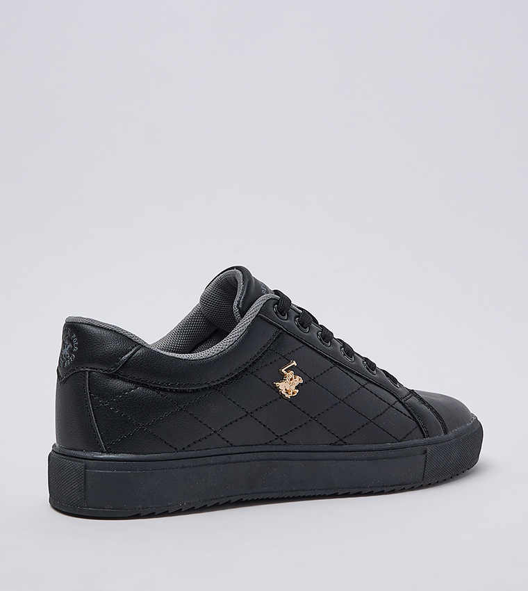 Logo Detail Lace-Up Sneakers