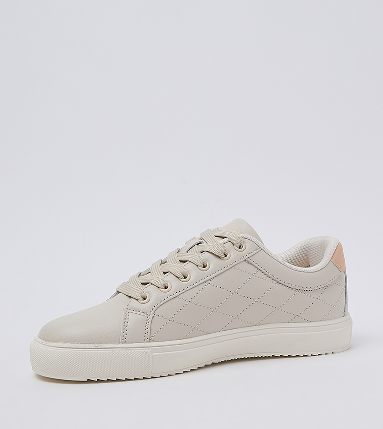 Logo Detail Lace-Up Sneakers