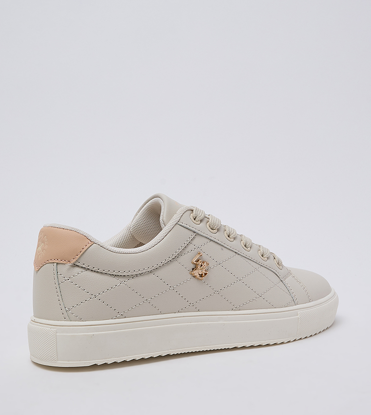 Logo Detail Lace-Up Sneakers