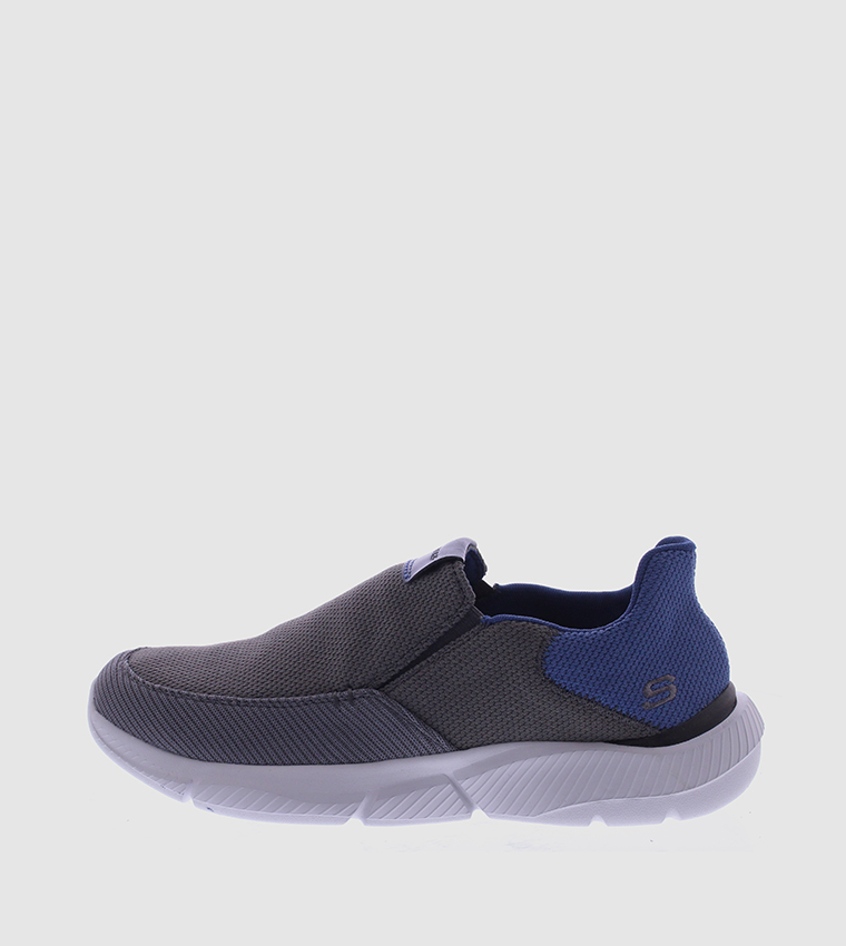 Buy Skechers Ingram Soard Casual Slip On Charcoal In Grey