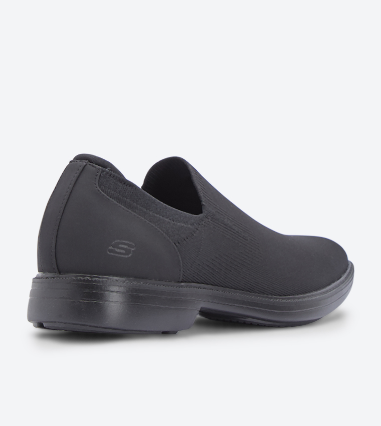 Pierson Solem Round Toe Slip-Ons - Black