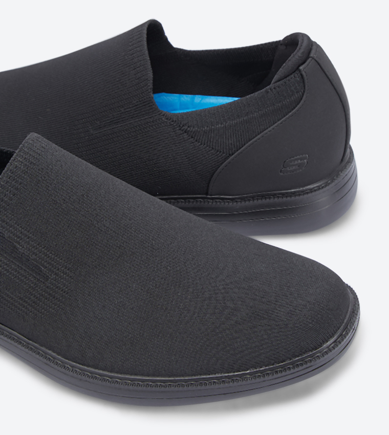 Pierson Solem Round Toe Slip-Ons - Black