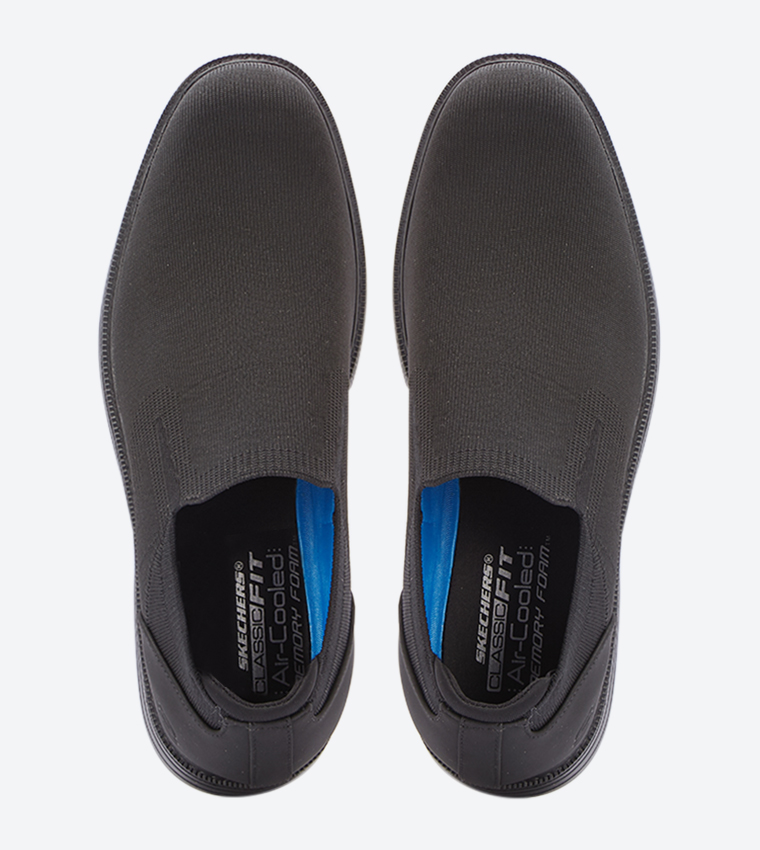 Pierson Solem Round Toe Slip-Ons - Black