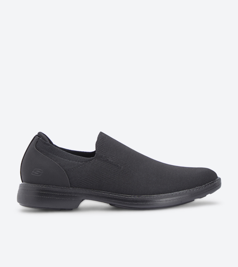 Pierson Solem Round Toe Slip-Ons - Black