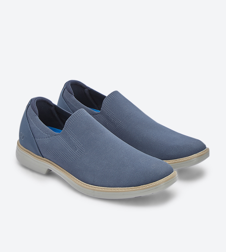 Pierson Solem Round Toe Slip-Ons - Blue