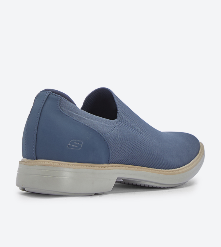 Pierson Solem Round Toe Slip-Ons - Blue