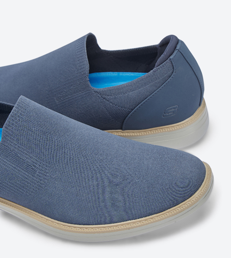 Pierson Solem Round Toe Slip-Ons - Blue