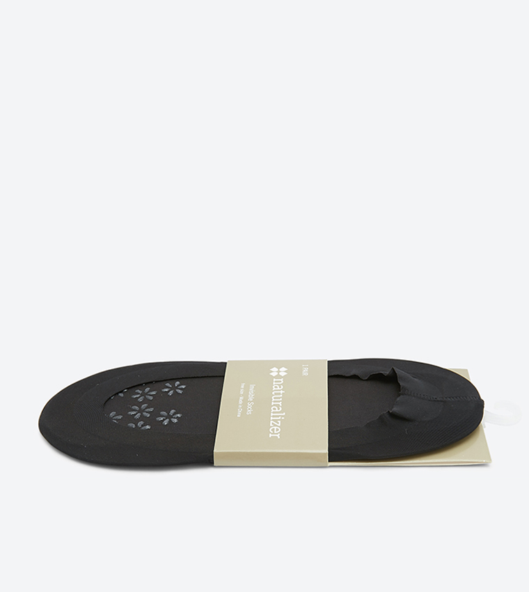 Buy Naturalizer Floral Detailed Invisible Socks Black In Black 6thStreet Kuwait