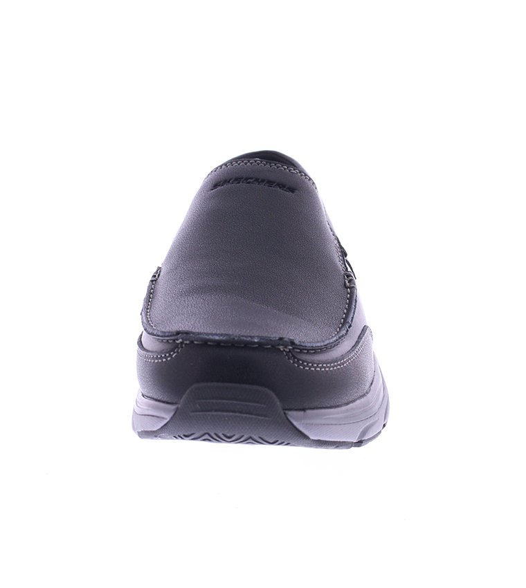 Black store skechers loafers