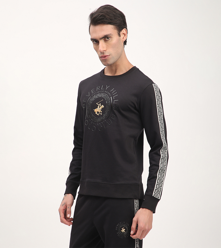 Logo Printed Long Sleeves Sweatshirt