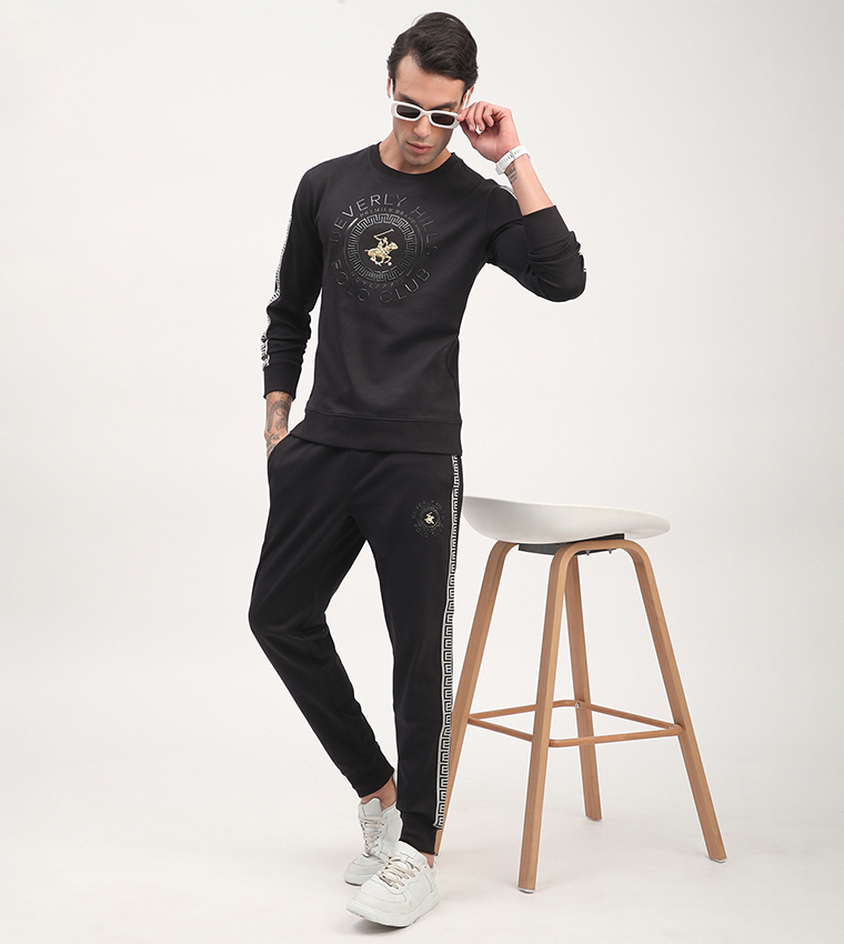 Logo Printed Long Sleeves Sweatshirt