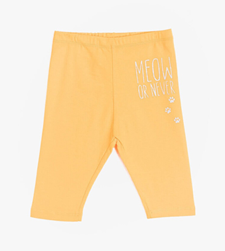 Buy Koton Orange Baby Girl S Basic Tights In Orange 6thStreet Bahrain
