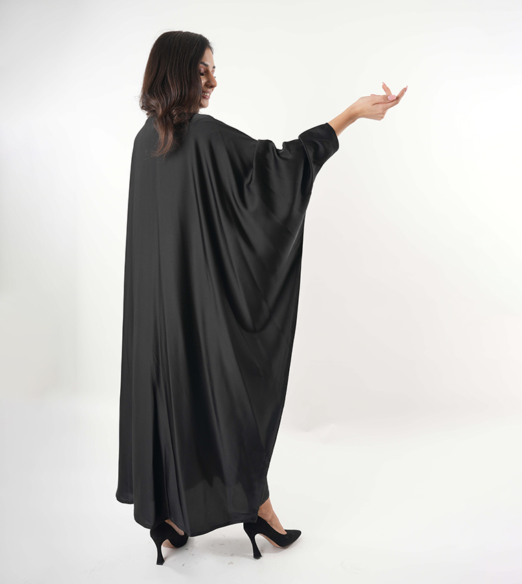 Embellished High Neck Abaya