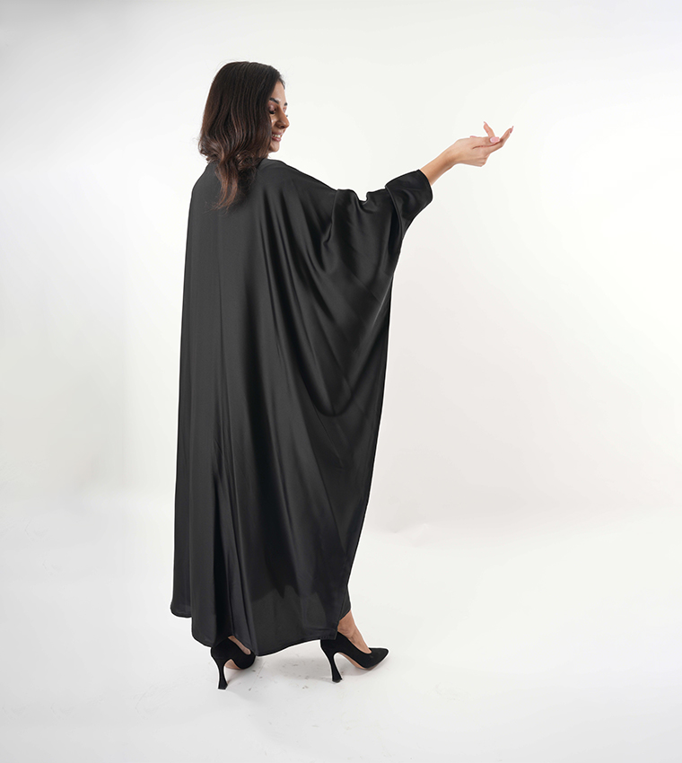Embellished Batwing Sleeves Abaya