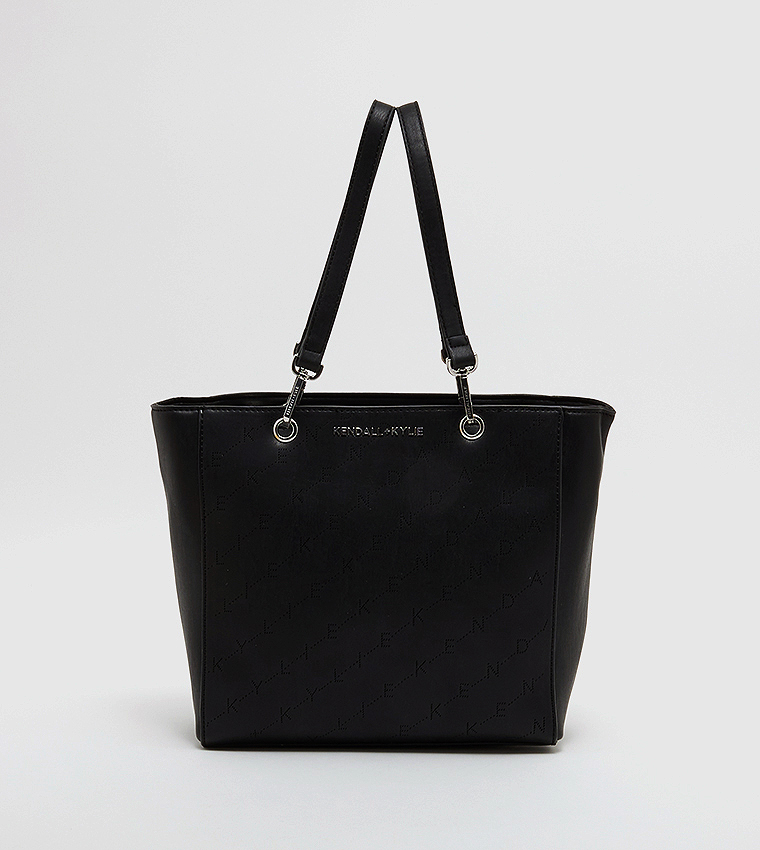 Buy KENDALL KYLIE Patterned Tote Bag In Black 6thStreet UAE