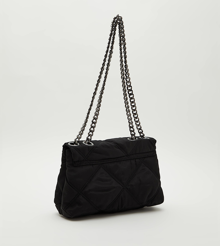 Buy KENDALL KYLIE Quilted Convertible Crossbody Bag In Black