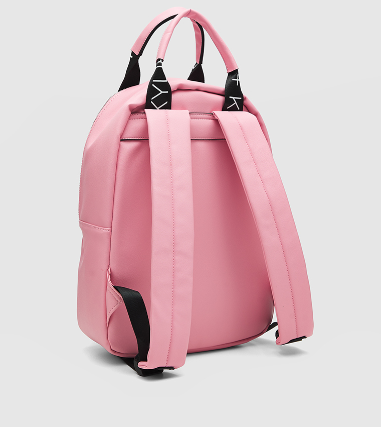 Metal Accent Zip Around Backpack